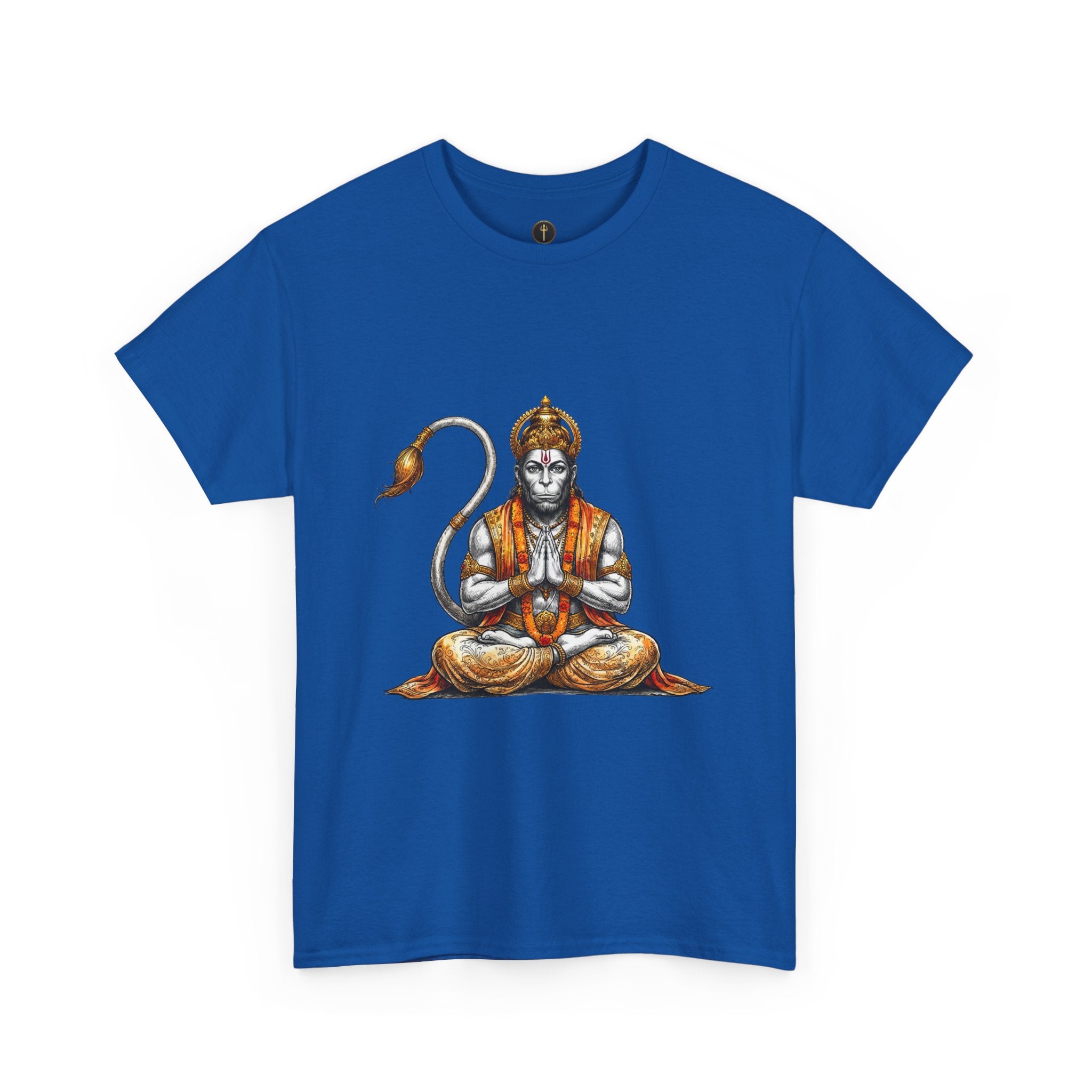 Hanuman Meditation T-Shirt – Inner Stillness & Spiritual Discipline Design