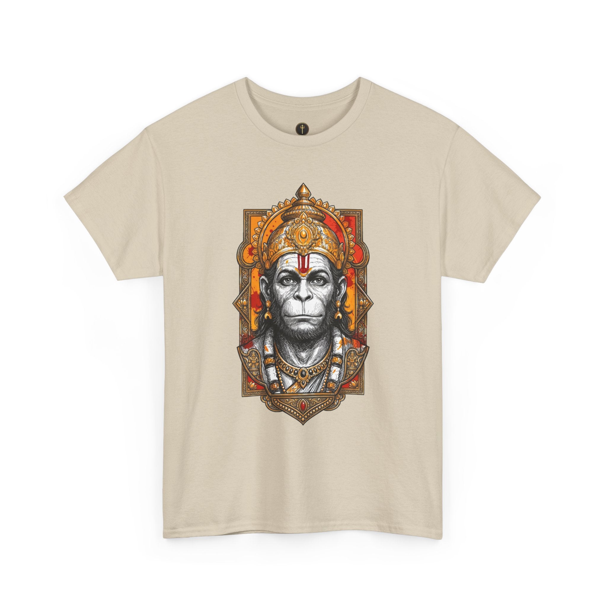 Hanuman The Watcher T-Shirt – Calm Strength & Inner Awareness Design