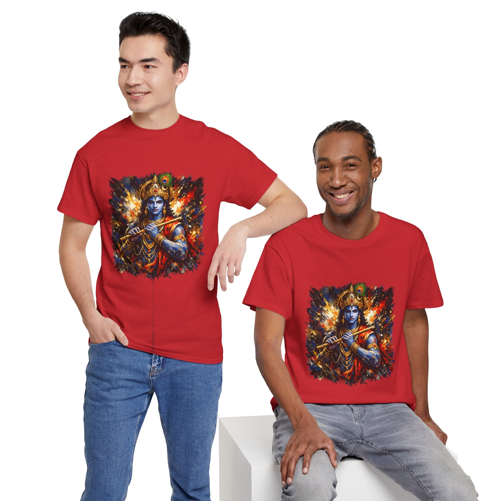 Krishna Warrior T-Shirt – | Spiritual Strength Shirt