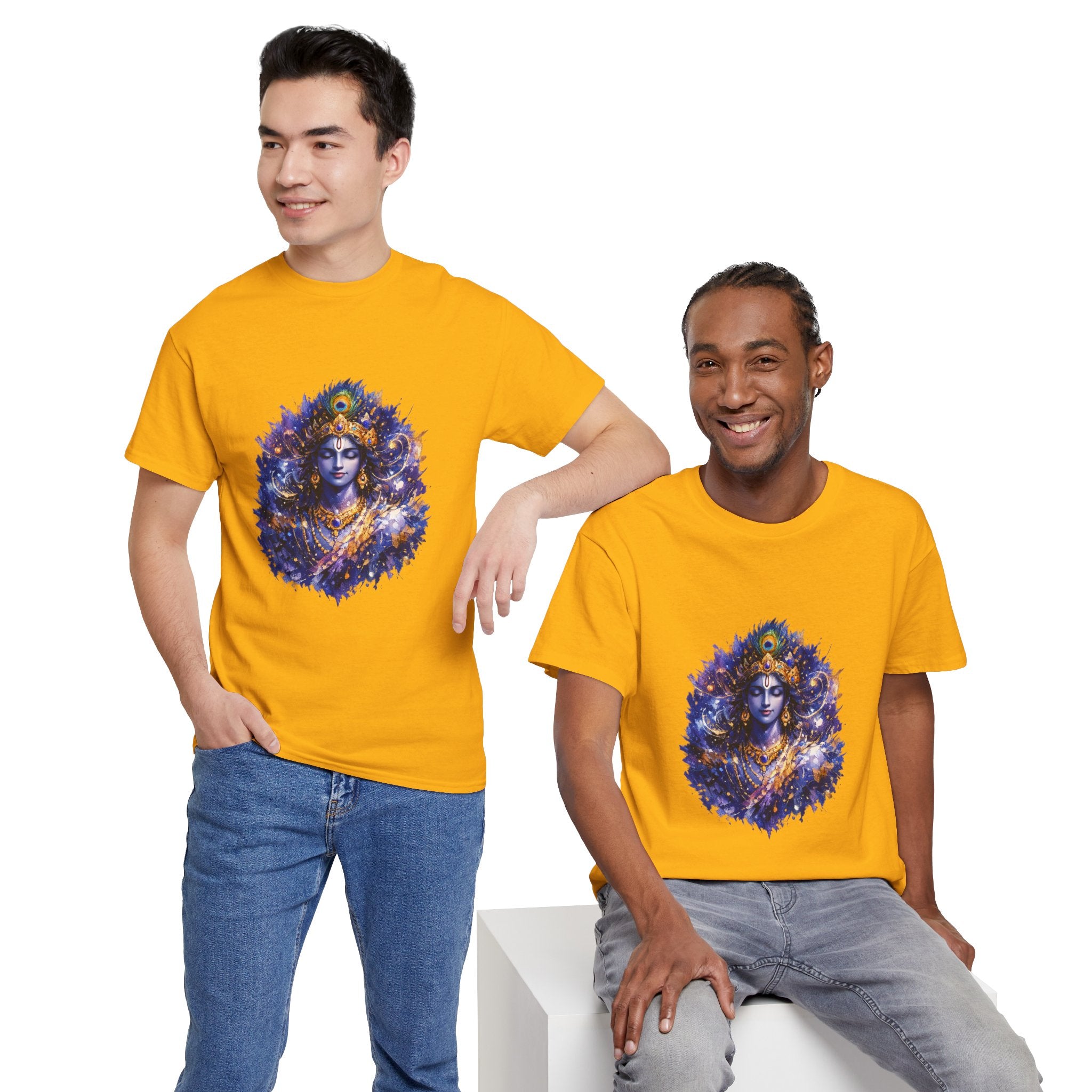 Krishna Cosmic T-Shirt – Vishvarupa Inspired Graphic Tee