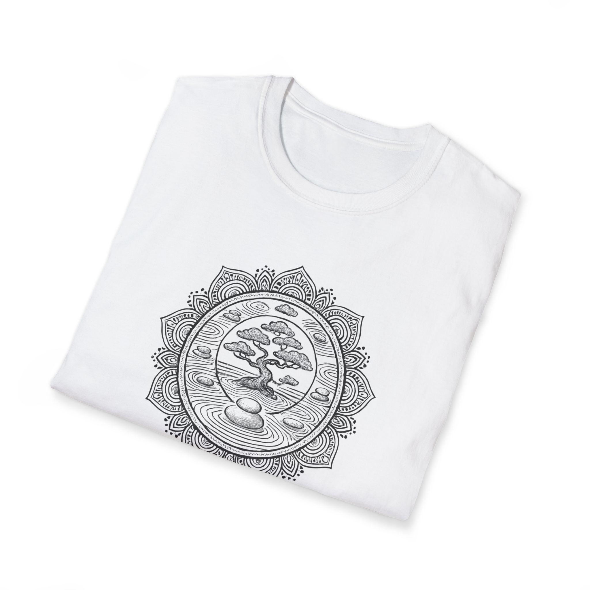 Zen Bonsai Mandala T-Shirt
