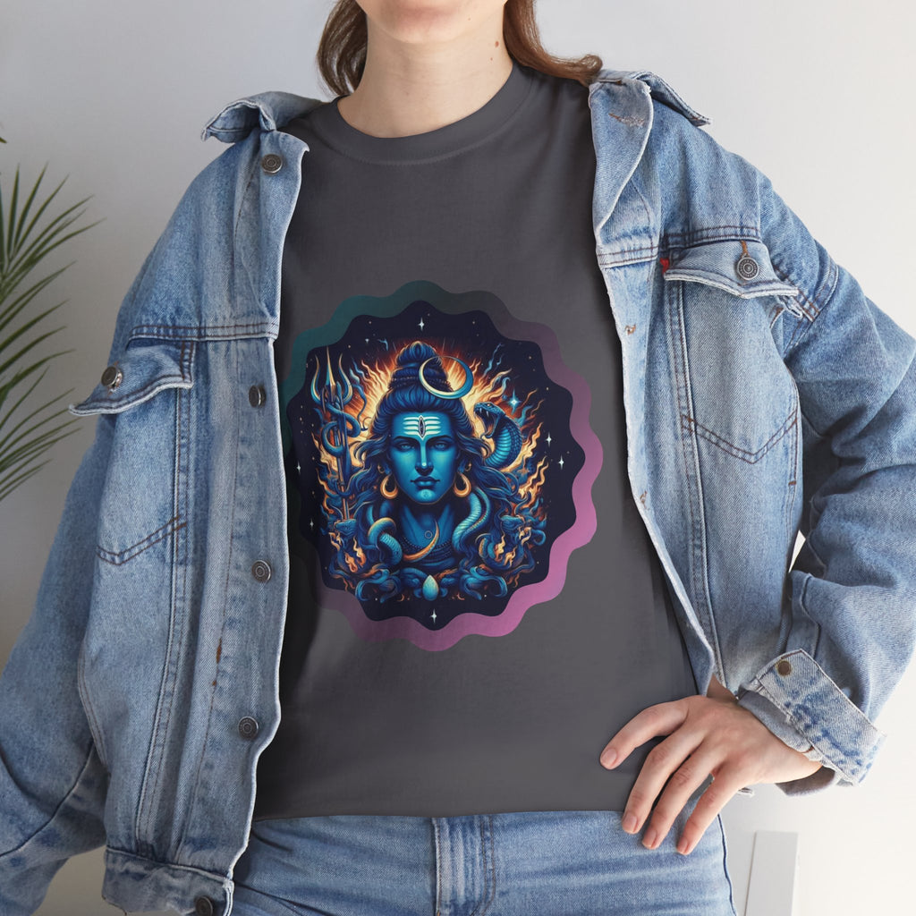 Lord Shiva Flame Graphic T-Shirt