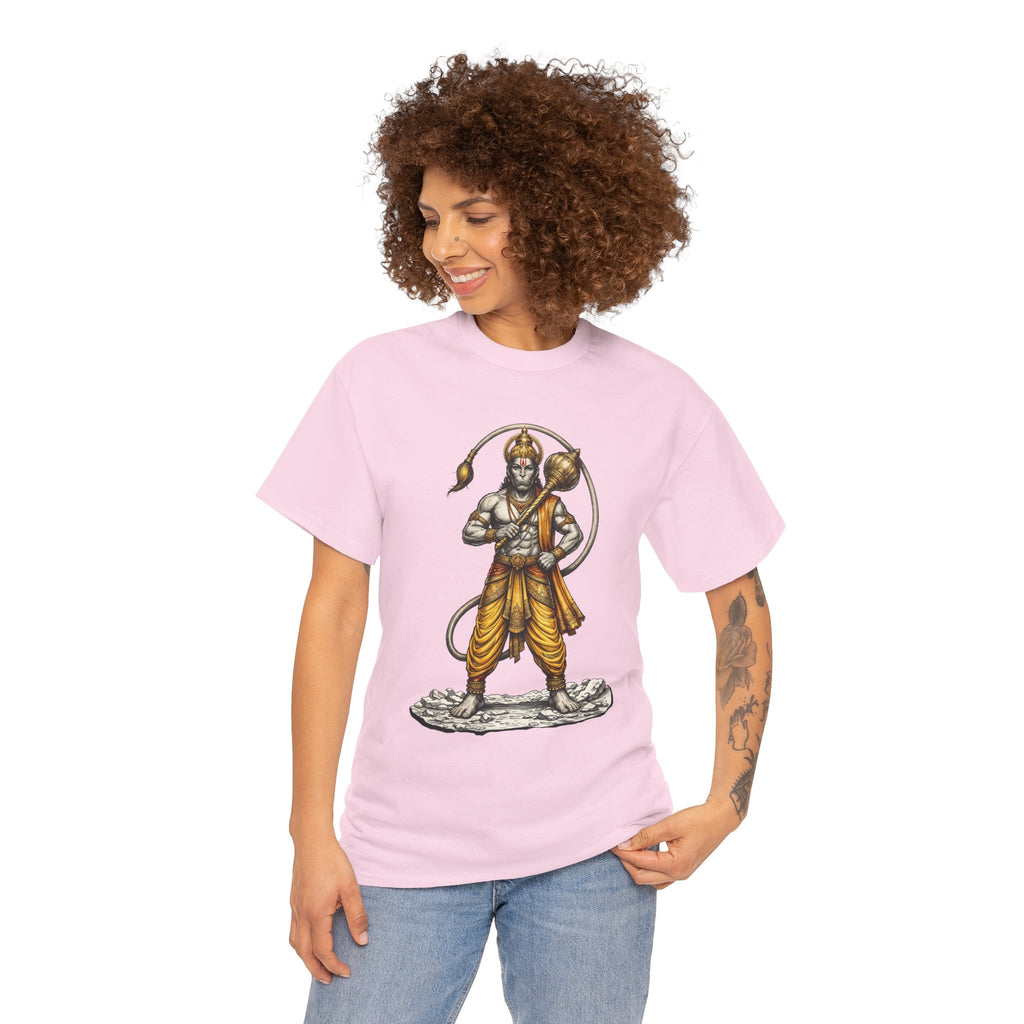 Veer Hanuman T-Shirt – Strength, Courage & Discipline Design
