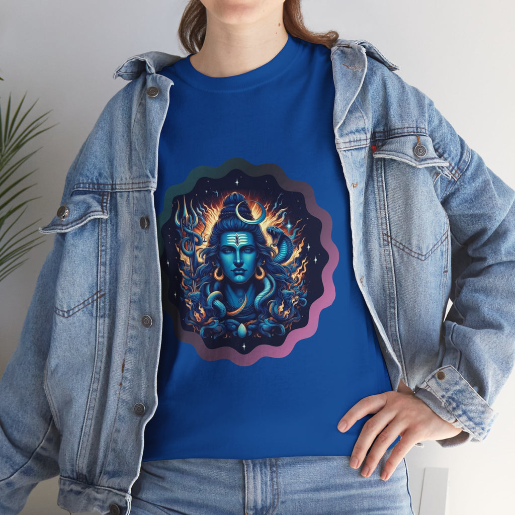 Lord Shiva Flame Graphic T-Shirt