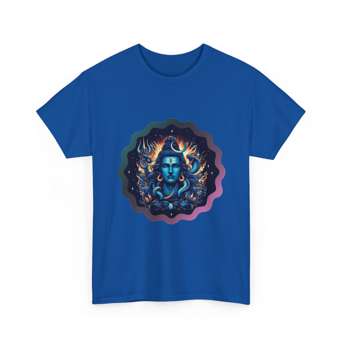 Lord Shiva Flame Graphic T-Shirt