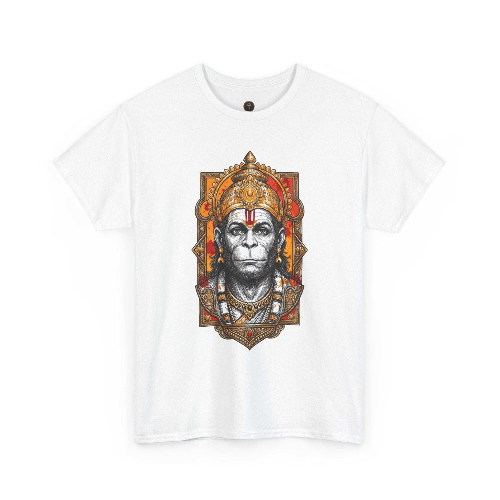Hanuman The Watcher T-Shirt – Calm Strength & Inner Awareness Design