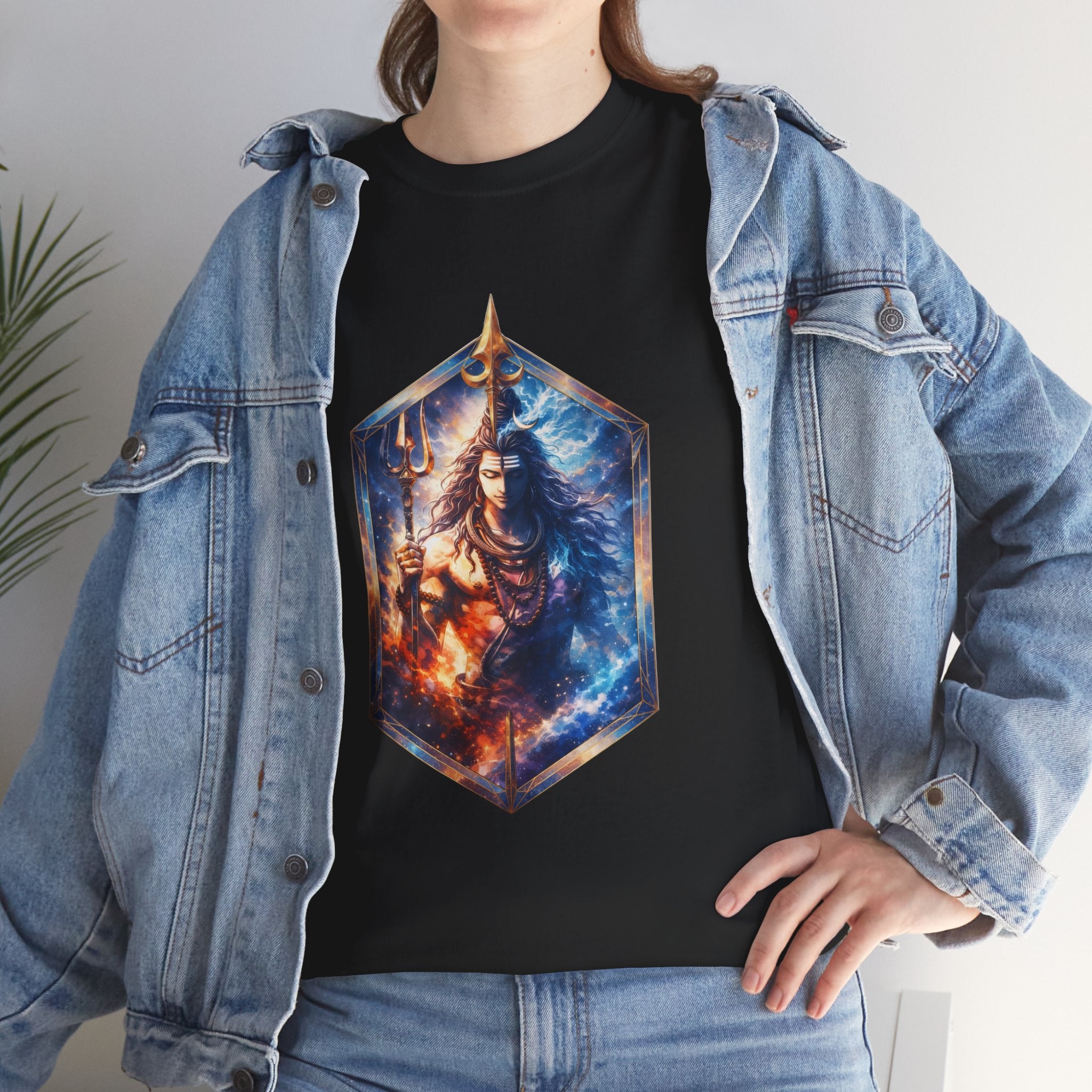Cosmic Shiva T-Shirt – Universe Energy, Balance & Consciousness Tee
