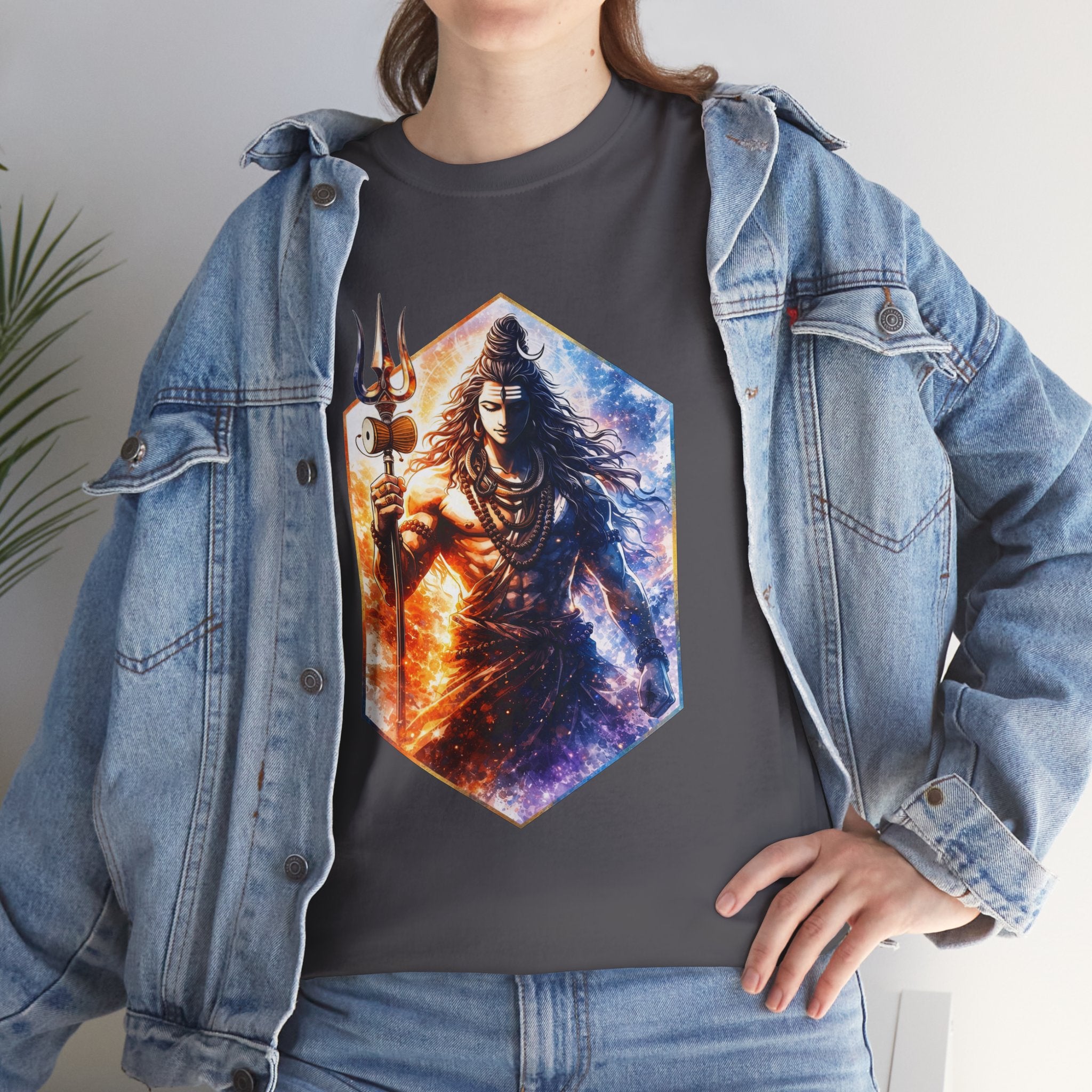 Shiva Trident T-Shirt - Destroyer of Illusion, Strength & Transformation Tee