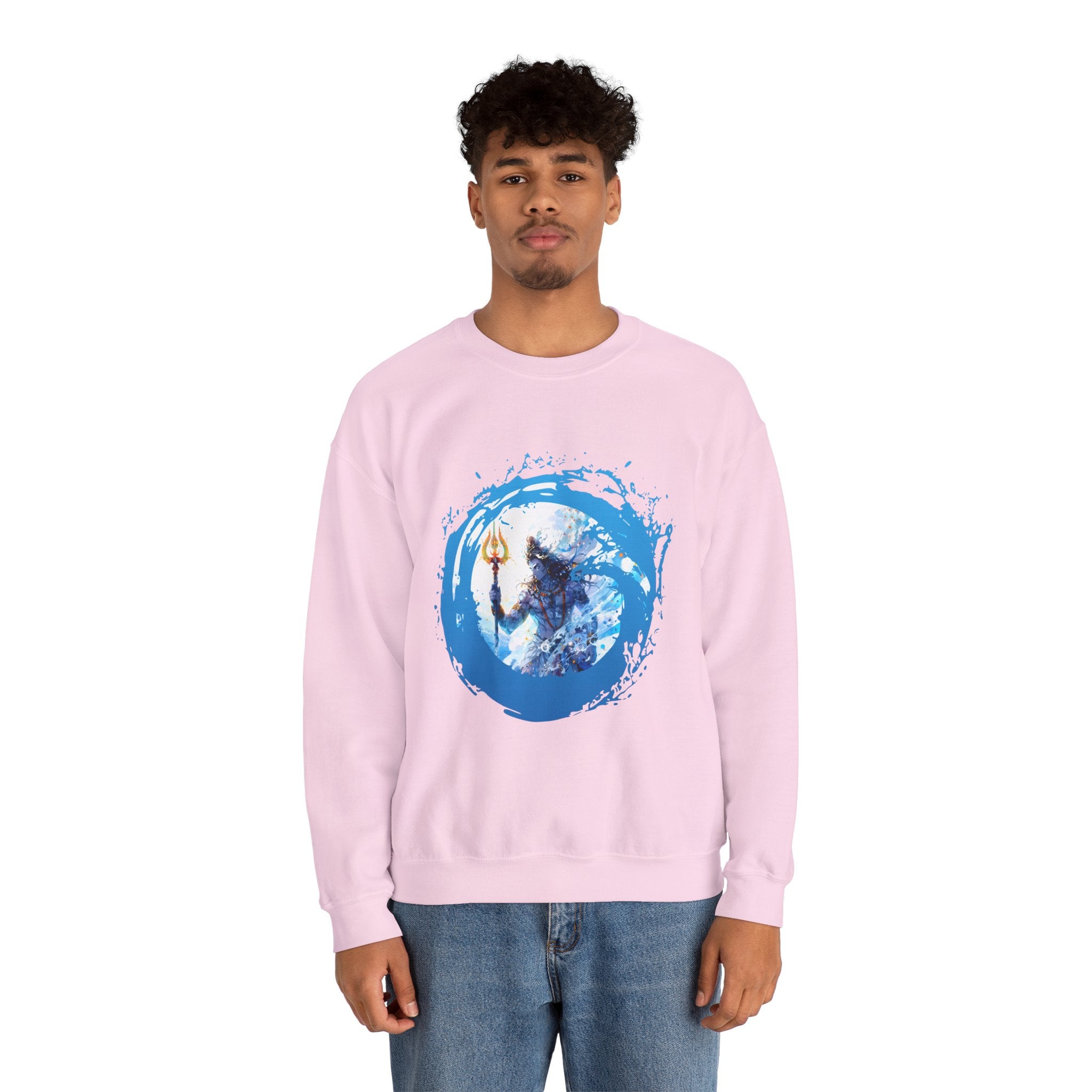 Mythic Shiva Trident Artwork — Crewneck Sweatshirt