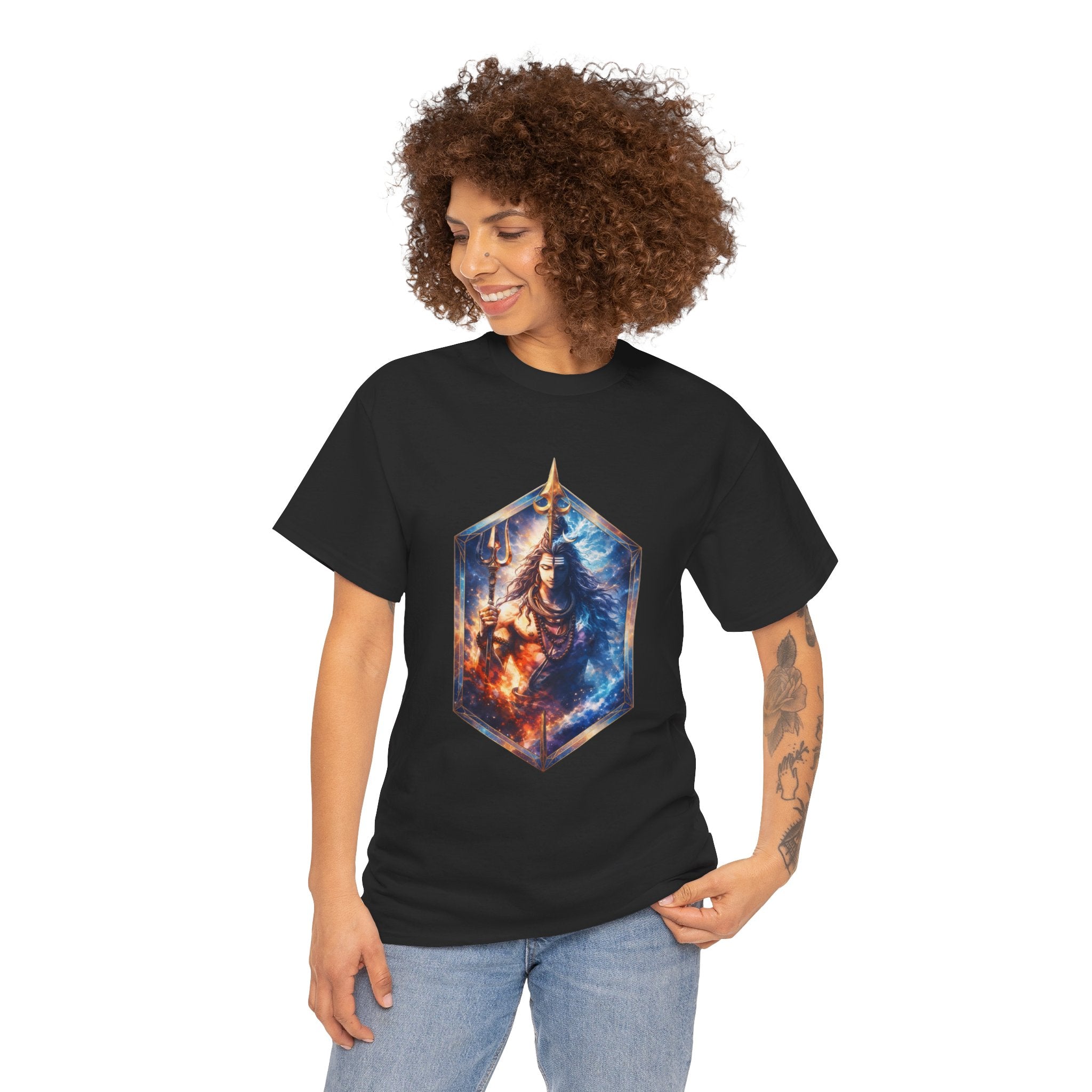 Cosmic Shiva T-Shirt – Universe Energy, Balance & Consciousness Tee