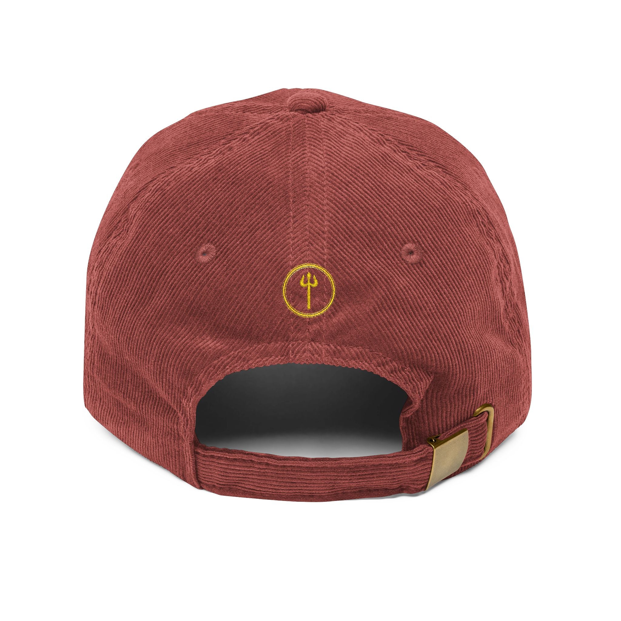Shiva Tripundra Corduroy Embroidered Cap