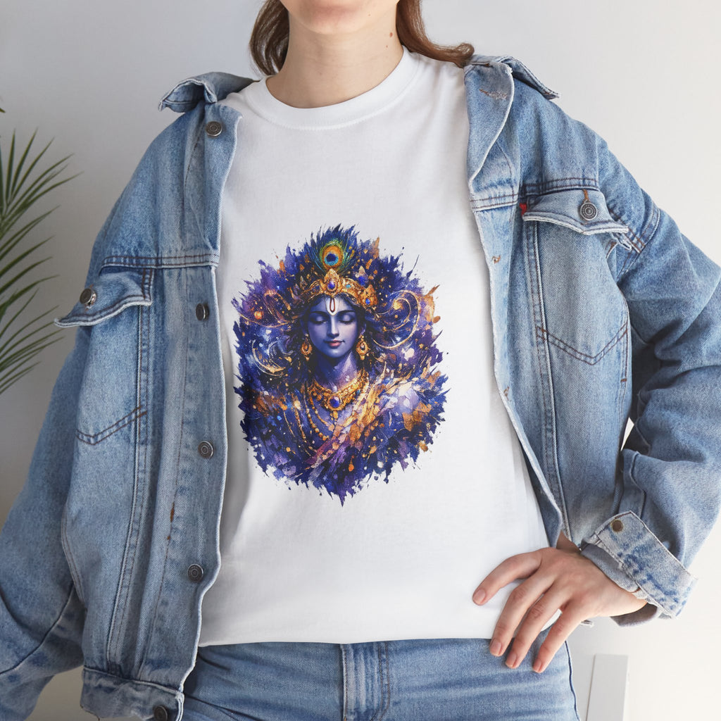 Krishna Cosmic T-Shirt – Vishvarupa Inspired Graphic Tee