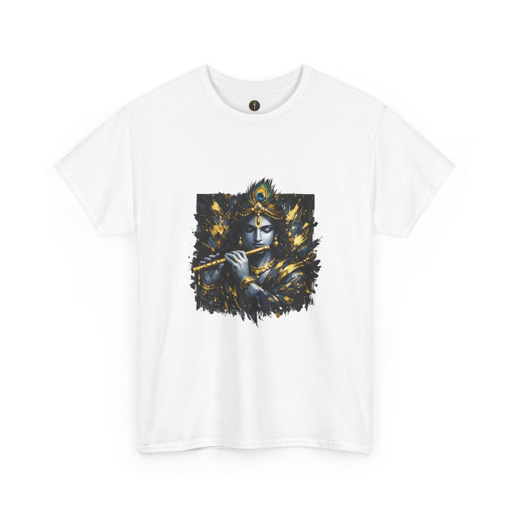 Krishna Black T-Shirt – Spiritual | Minimal Krishna