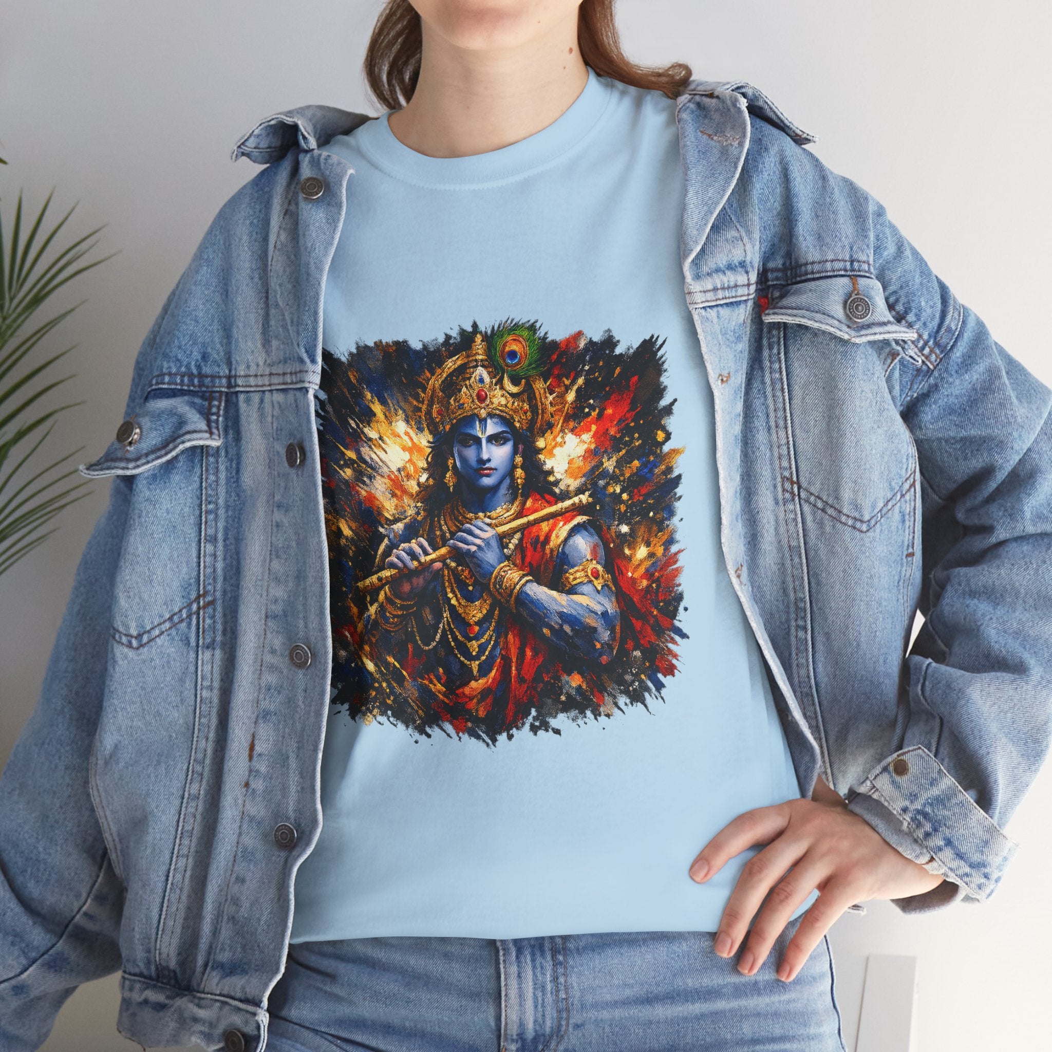 Krishna Warrior T-Shirt – | Spiritual Strength Shirt