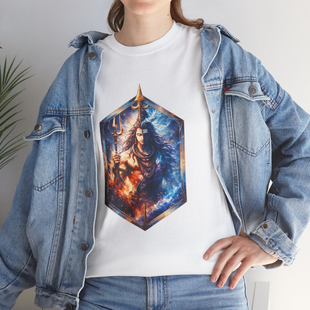 Cosmic Shiva T-Shirt – Universe Energy, Balance & Consciousness Tee