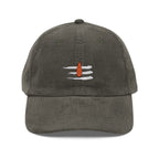 Shiva Tripundra Corduroy Embroidered Cap