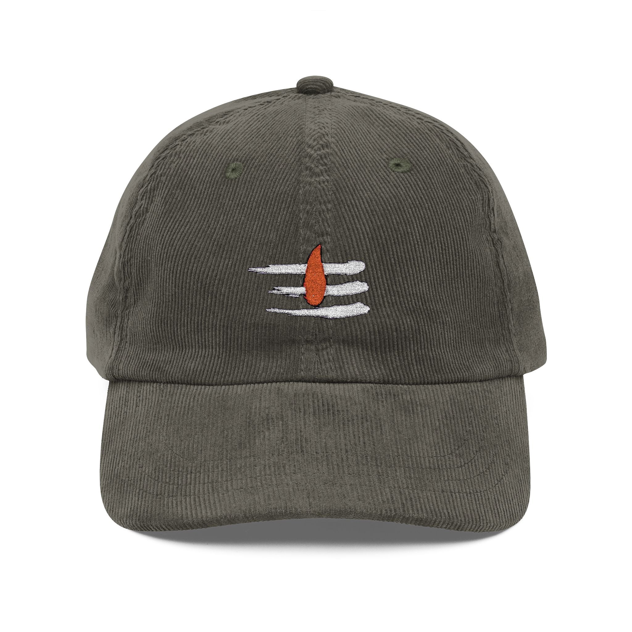 Shiva Tripundra Corduroy Embroidered Cap