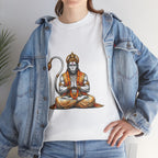 Hanuman Meditation T-Shirt – Inner Stillness & Spiritual Discipline Design