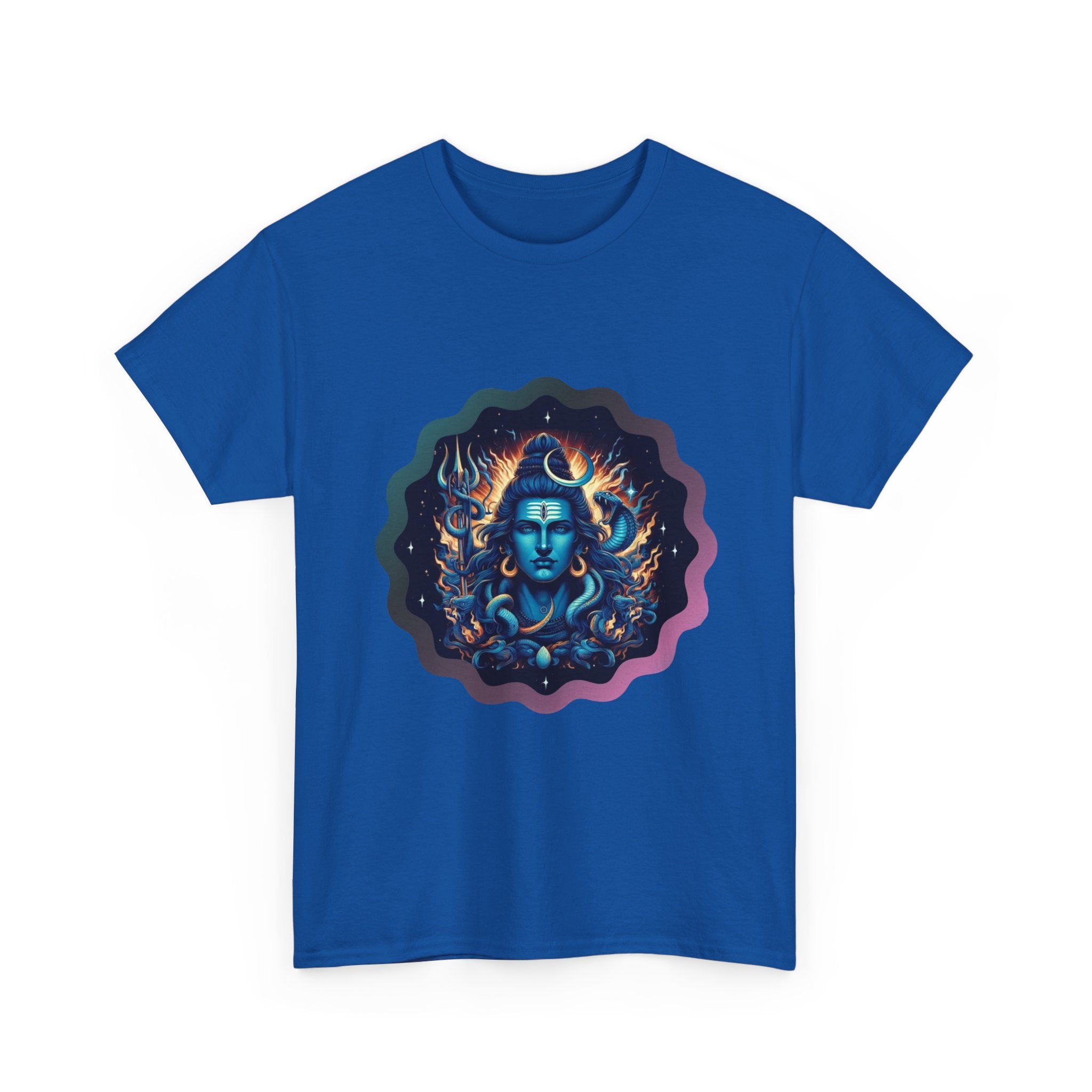 Lord Shiva Flame Graphic T-Shirt
