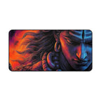 Shiva Desk Mat — Vibrant Meditative Office Mouse Pad