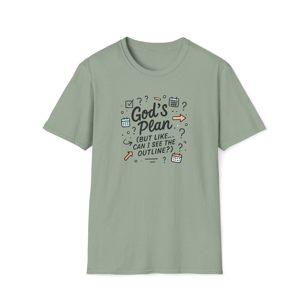 God's Plan Illustration T-Shirt