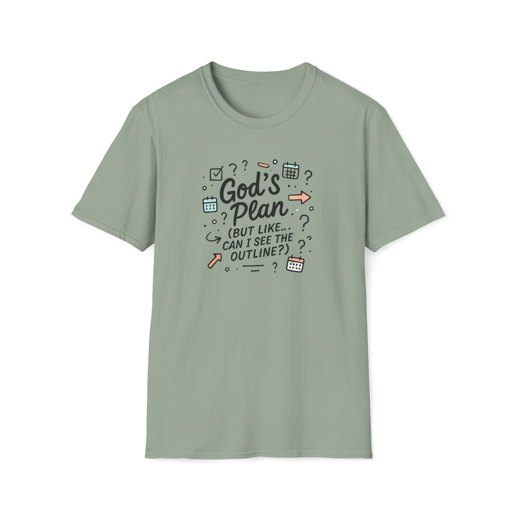 God's Plan Illustration T-Shirt
