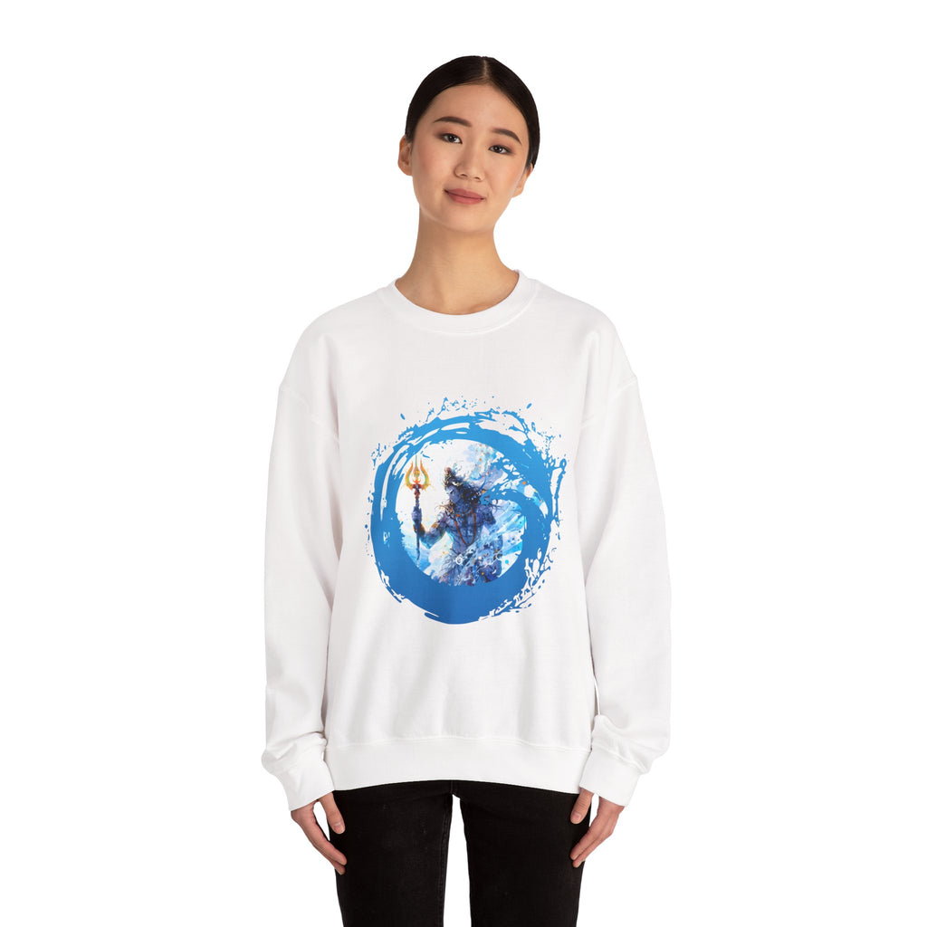 Mythic Shiva Trident Artwork — Crewneck Sweatshirt